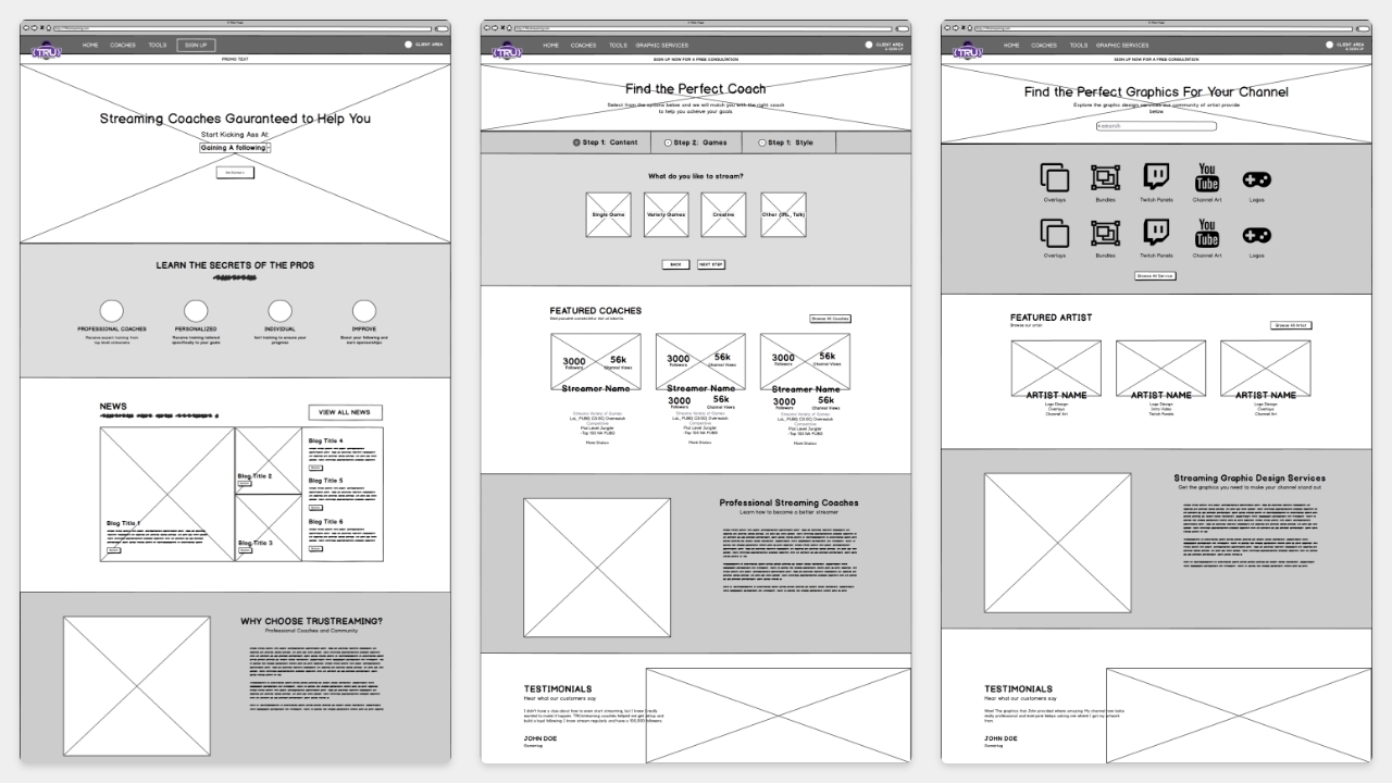 Trustreaming-wireframes – 1